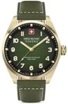Swiss Military Hanowa SMWGA0001550 Greyhound Herrenuhr mit Echtlederband...