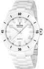 Festina Damen Uhr Analog Keramik Wei&szlig; - Quarzwerk - Mineralglas hochresistent - 5