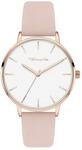 Tamaris Damenuhr mit Lederband &ndash; Runde Schlichte Armbanduhr f&uuml;r Damen 36 mm -