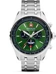 Swiss Military Hanowa SMWGI0000307 Afterburn Chrono Herrenuhr mit Edelstahlband