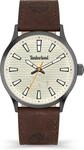 Timberland Herren Armbanduhr Trumbull in der Farbe Braun mit Lederarmband,