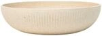VIVANNO Fiberglas Pflanzschale Beige Rund 34x9 cm &ndash; Moderne Blumenschale mit
