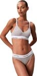 Calvin Klein Damen BH Bralette Lightly Lined Elastischer Bund, Grau (Grey Heather),