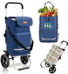 Sekey XXL Einkaufstrolley &ndash; Klappbarer, Kompakter Trolley aus leichtem Aluminium