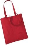 Westford Mill - Baumwoll-Tragetasche mit langen Henkeln One Size,Classic Red