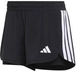 adidas Damen Pacer Workout Woven 2In1 Shorts, Black, XXS