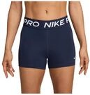 Nike Damen Np Df 365 Mr 3In USM Shorts, Midnight Navy/White, L