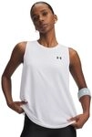 Under Armour Damen Tech Tank Top, (100) wei&szlig;/schwarz, Gro&szlig;