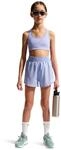 Nike M&auml;dchen Dri-Fit One Woven Hr Shorts, Light Thistle/White, 8/10 Jahre