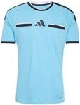 adidas Herren Referee 26 Jersey Shirt, Bright Cyan/Black, 3XL