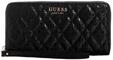 GUESS ISEMAY GG9628146-BLA LARGE ZIP AROUND Damen-Geldb&ouml;rse, Schwarz