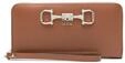 GUESS Geldb&ouml;rse Janie SLG Zip Around Wallet Cognac braun