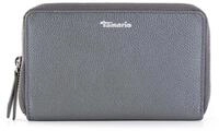 Tamaris Leder Geldb&ouml;rse Amanda Wallet Darksilver grau