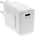 InLine&reg; USB PD Netzteil Ladeger&auml;t Single USB Typ-C, Power Delivery, 20W, wei&szlig;