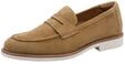 Tamaris Herren Loafer flach Leder, braun, 41 EU