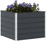 vidaXL Pflanzk&uuml;bel Anthrazit 100 x 100 x 75 cm Stahl