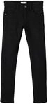 Name IT Jungen Nkmsilas Xslim 2002-tx Noos Slim-fit-Jeans, Schwarz, 92 EU