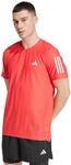 adidas Herren Own the Run Tee, semi Lucid red, XL