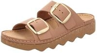 Rohde Damen Pantolette Leder Zweischnaller mit Plateausohle Alassio 6229,...