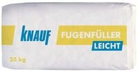 Knauf Fugenf&uuml;ller leicht zum Verspachteln von Gipsplatten mit HRK/HRAK, mit