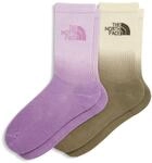 The North Face Unisex Everyday Crew Dip Dye - 2P Socken, Hushed Lavender/Metal P, L
