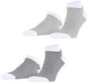 ESPRIT Herren Sneakersocken Fine Line 2-Pack M Sn Baumwolle kurz gemustert 2 Paar,