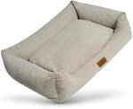 FREUDENTIER Orthop&auml;disches Hundebett aus Cord, Waschbar, Ergonomisches...