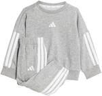 adidas Unisex Baby Essentials Jogger Track Suit, Medium Grey Heather/White, 12-18