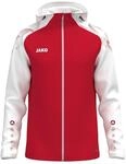 JAKO Kapuzenjacke Sonic, rot/wei&szlig;, L