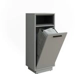 Vicco W&auml;scheschrank Beatrice, Grau/Anthrazit, 38 x 93 cm mit herausnehmbarer