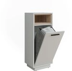 Vicco W&auml;scheschrank Beatrice, Wei&szlig;/Sonoma, 38 x 93 cm mit herausnehmbarer
