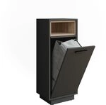 Vicco W&auml;scheschrank Beatrice, Anthrazit/Sonoma, 38 x 93 cm mit herausnehmbarer