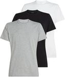 Calvin Klein Herren 3er Pack T-Shirts Kurzarm Crew Neck Basic, Mehrfarbig...