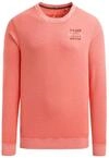 Camp David Herren Sweatshirt aus Slub Interlock Wild Salmon, XXL