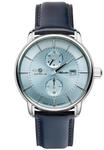 Zeppelin Herrenuhr Serie Atlantic Automatik Regulator mit blauem Lederarmband...