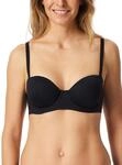 Schiesser Damen Bandeau-BH mit abnehmbaren Tr&auml;gern und gleitenden Cups Single...