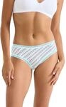Sloggi Damen Unterhose GO Crush Hipster, 3-Pack, XS, Blue - Light Combination