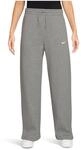 Nike Sportswear Phoenix Fleece Hose Mit Hohem Bund Und Weitem Bein F&uuml;r Damen, Dk