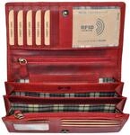 Benthill Portemonnaie Damen Leder - Hochwertige weiche Vintage Echtleder Damen
