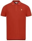 U.S. POLO ASSN. Herren Poloshirt (S-3XL) Basic Kurzarm Pique Polohemd P001 -