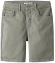 NAME IT Jungen Nkmryan Straight Twill Shorts 1081-Bk Tb, Shadow, 128