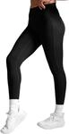 2XU Form Stash Damen Comp Tight mit hoher Taille, Schwarz/Schwarz, Gro&szlig;
