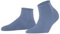 FALKE Damen Socken Cotton Touch W Sso Baumwolle einfarbig 1 Paar, Blau Sky Blue 6876,