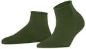 FALKE Damen Socken Cotton Touch W Sso Baumwolle einfarbig 1 Paar, Gr&uuml;n Cypress 7528,
