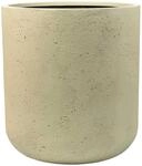 VIVANNO Fiberglas Blumentopf Pflanztopf Chico 45 x 50 cm Vesuvcreme