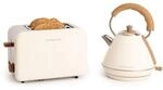 CREATE/PACK TOAST RETRO + KETTLE RETRO M/Toaster Cremewei&szlig; mit Wasserkocher