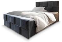 Masseno Boxspringbett Mona 140x200 cm Komplett-Set mit Matratze und Topper,