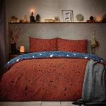 furn. Witchy Vibes Bettw&auml;sche-Set f&uuml;r Einzelbett, Rost, Orange
