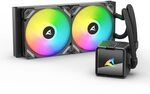 Sharkoon S50 ARGB AIO Black Wasserk&uuml;hlung, 240mm Radiator, Kompatibel mit LGA