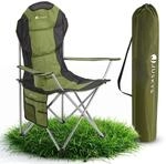 Juskys&reg; Campingstuhl Lido faltbar inkl. Getr&auml;nkehalter, Seitentasche &...